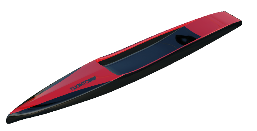 BLACK NAKED RAW / RED RAL 3020