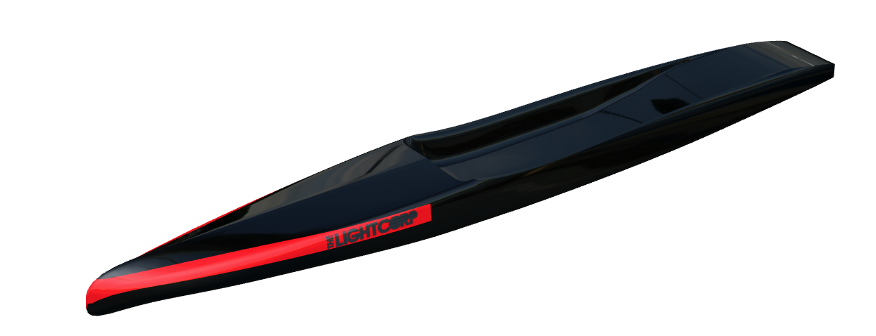 BLACK NAKED RAW / RED RAL 3020