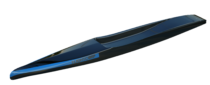 BLACK NAKED / BLUE RAL 5015