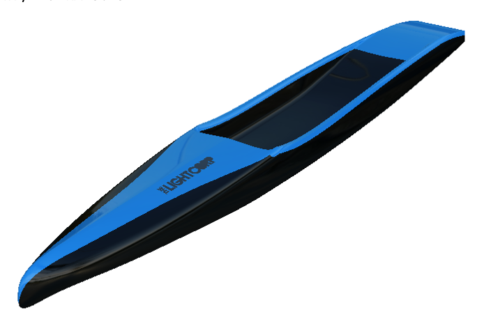 BLACK  NAKED RAW / BLUE RAL 5015