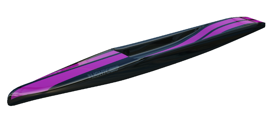 BLACK NAKED RAW / PURPLE